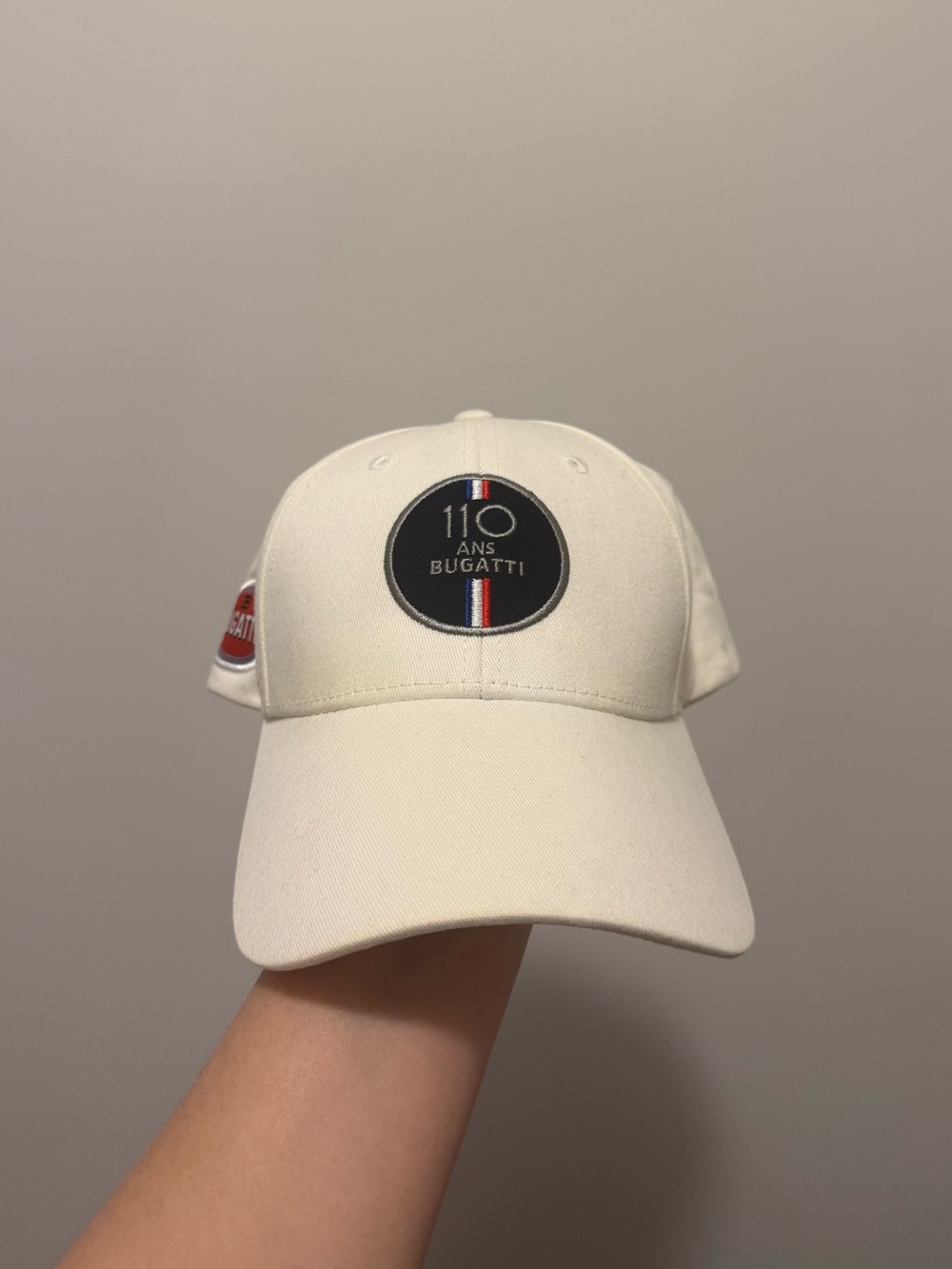 Bugatti Off-White Embroidered Baseball Cap